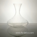 wholesale tulip shaped transparent wine glass decanter
